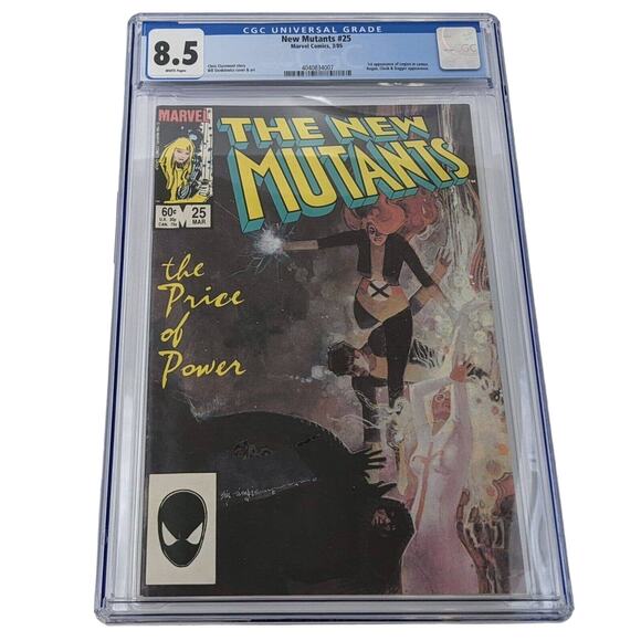 New Mutants (Vol 1) #25 - CGC 8.5 (Marvel, 1985) - Direct Edition - Picture 1 of 2
